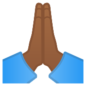 Praying hand Emoji