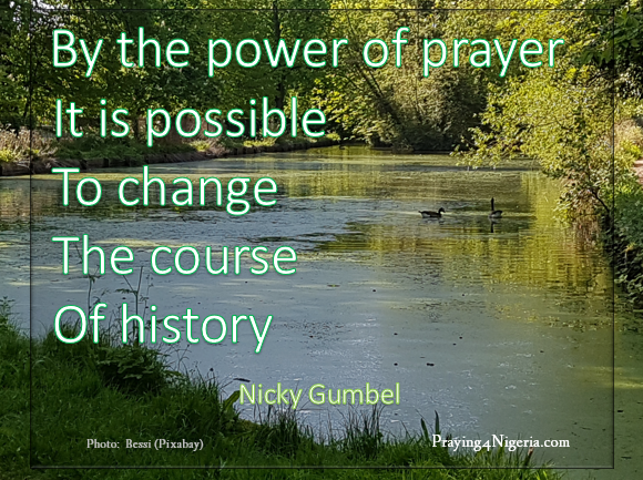 By the power of prayer